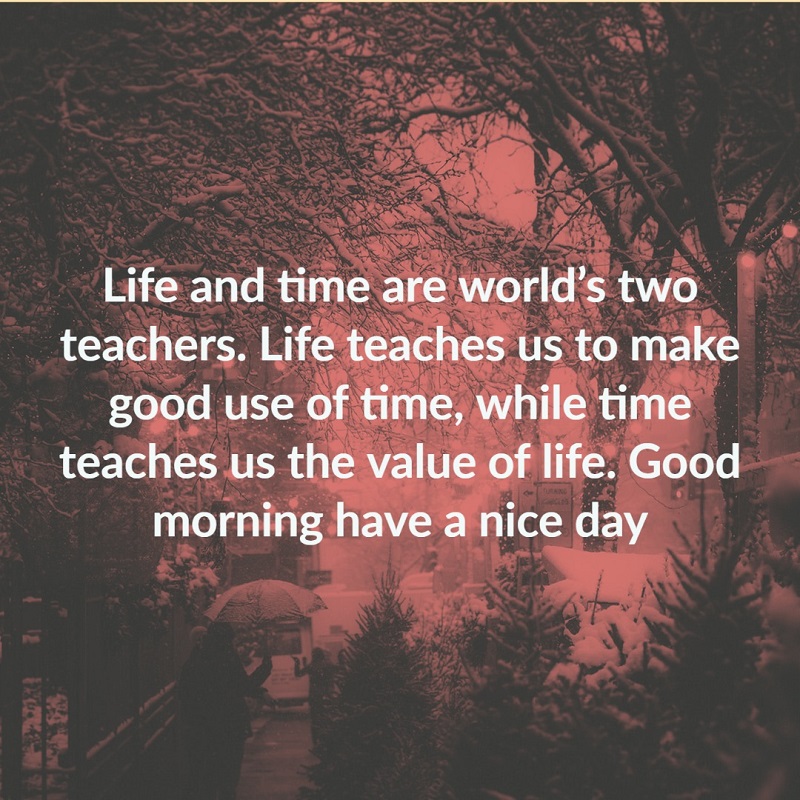 Inspirational Good Morning Quotes and Wishes nice day
