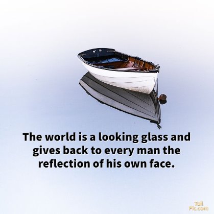 reflection quotes water