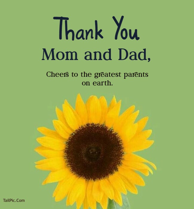 Thank You Note to Parents