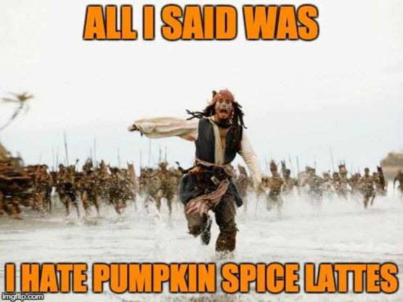 happy fall meme Funny Pumpkin Spice Memes Images And Quotes