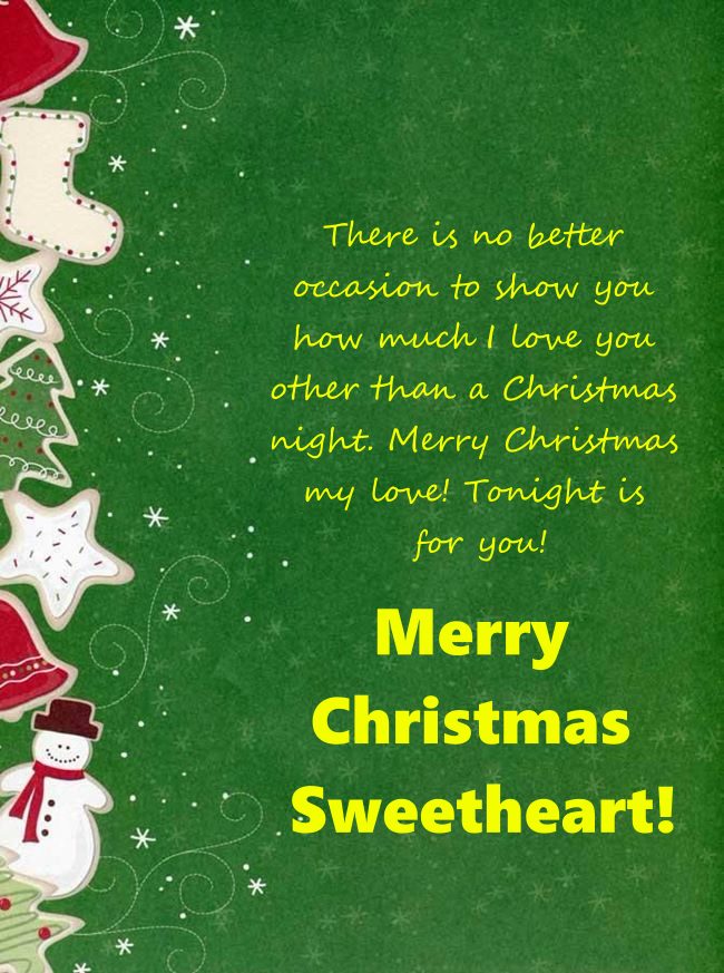 christmas message to loved ones