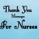Thank You Messages For Nurses – Appreciation Notes Quotes