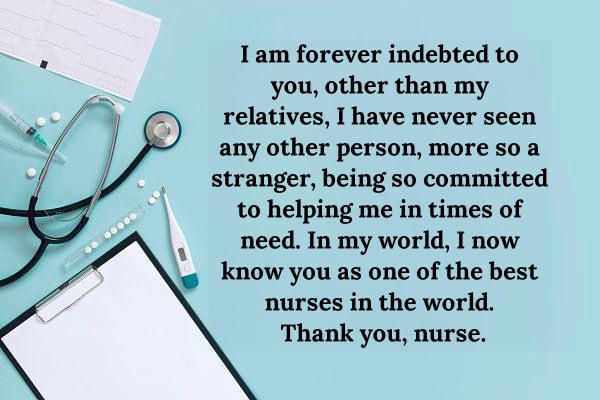 Thank You Notes For Nurses Week Thank You Message