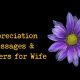 Appreciation Messages and Letters for Wife Appreciate Wife Quotes