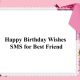 Happy Birthday Wishes SMS for Best Friend Happy Birthday Friends