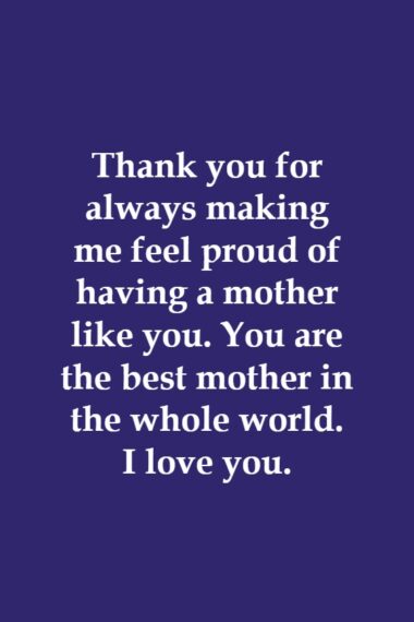 100 Thank You Mom Messages & Appreciated Quotes