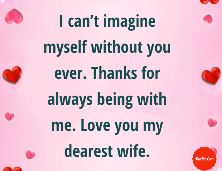 Romantic Sweet Love Words for Wife Love Messages