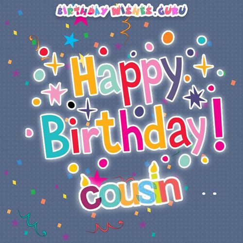 happy birthday to my cousin images