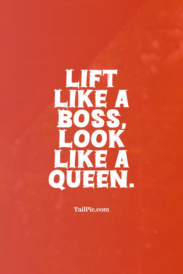 lift like a boss look like a queen workout motivation for her